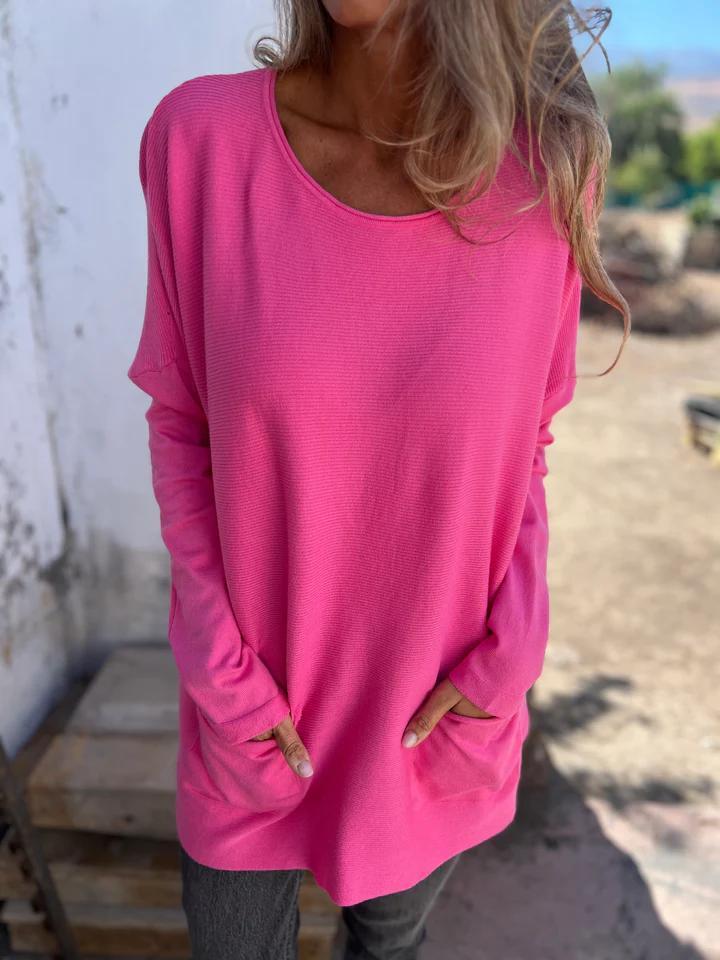 Casual Round Neck Top