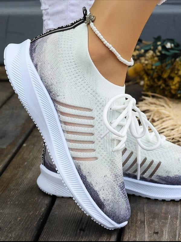 Women's Breathable Fly Woven Surface Lightweight Comfortable Casual Shoes