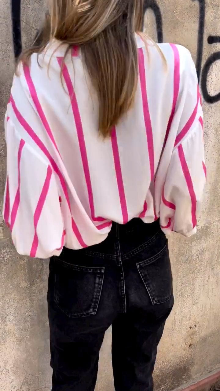 Striped Loose Shirt