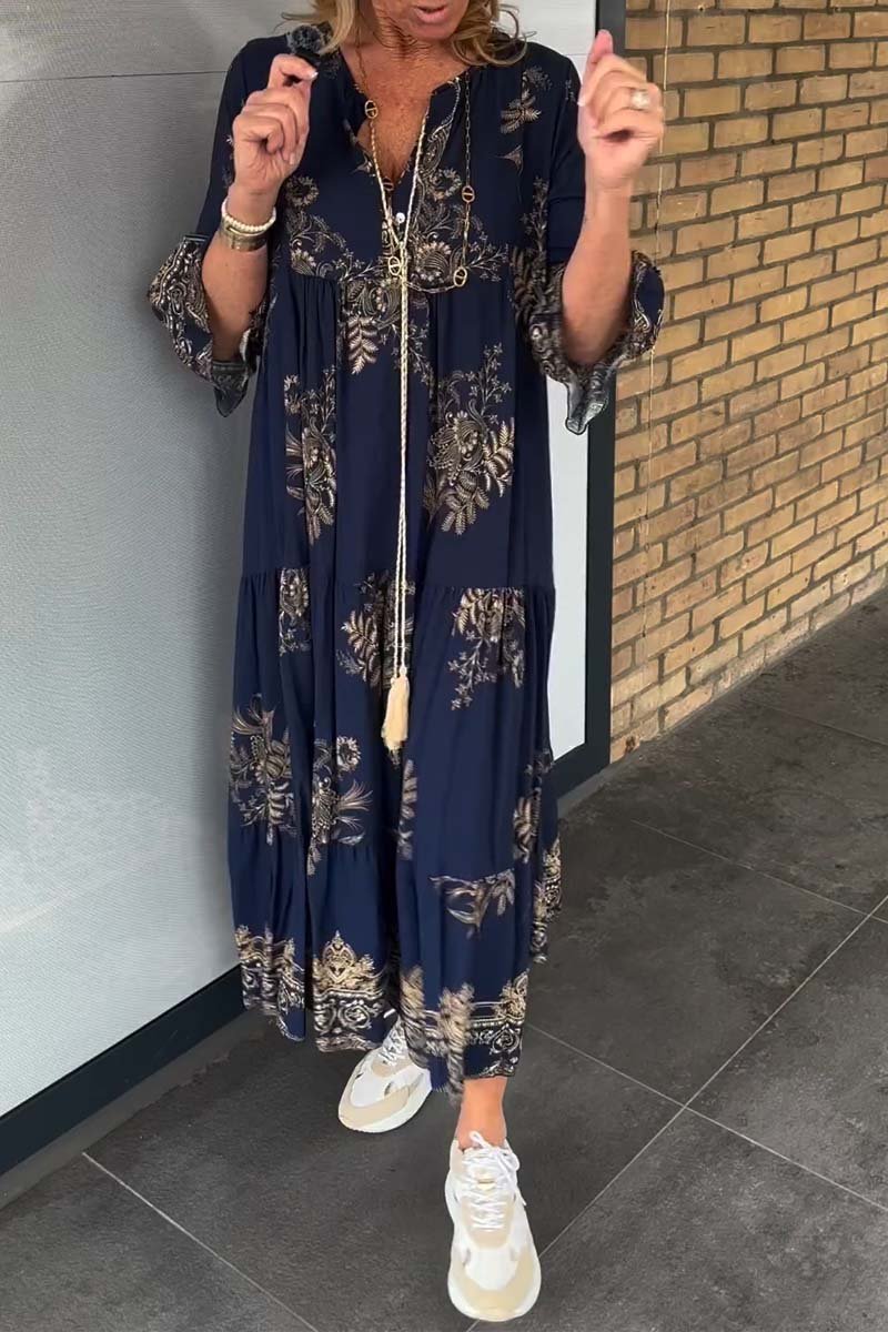 Women's casual ethnic long dress