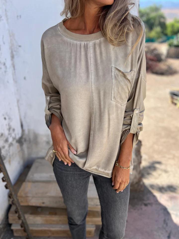 Casual Round Neck Top