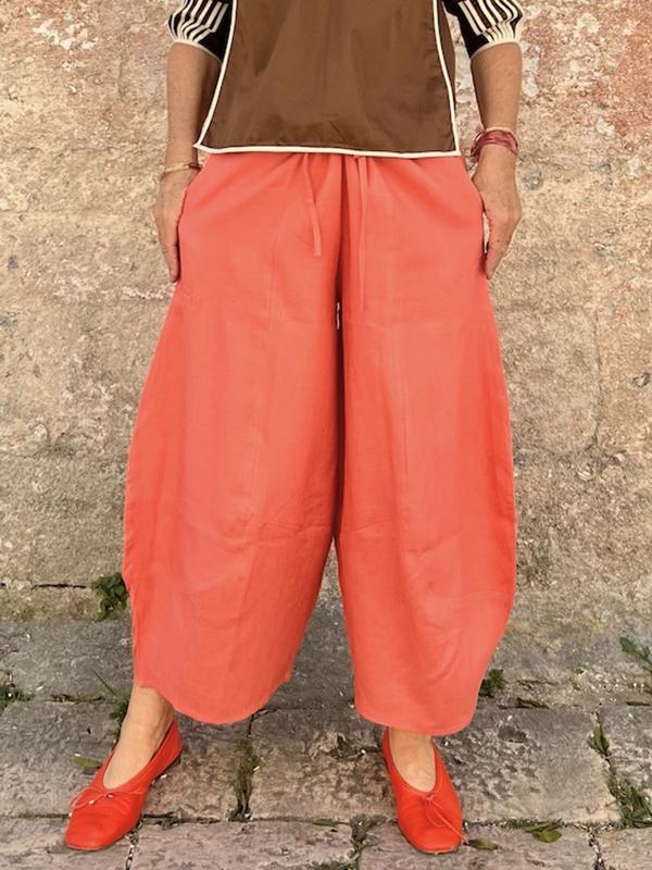 Women's Solid Color Casual Pants