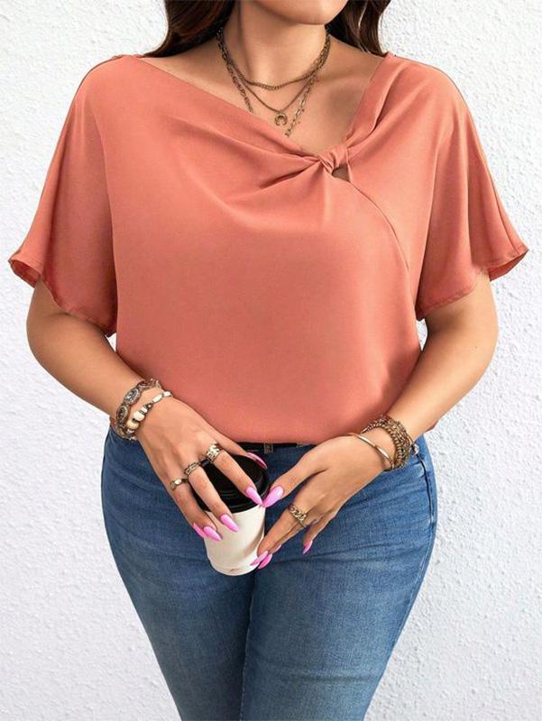 Casual And Comfortable V-Neck Top