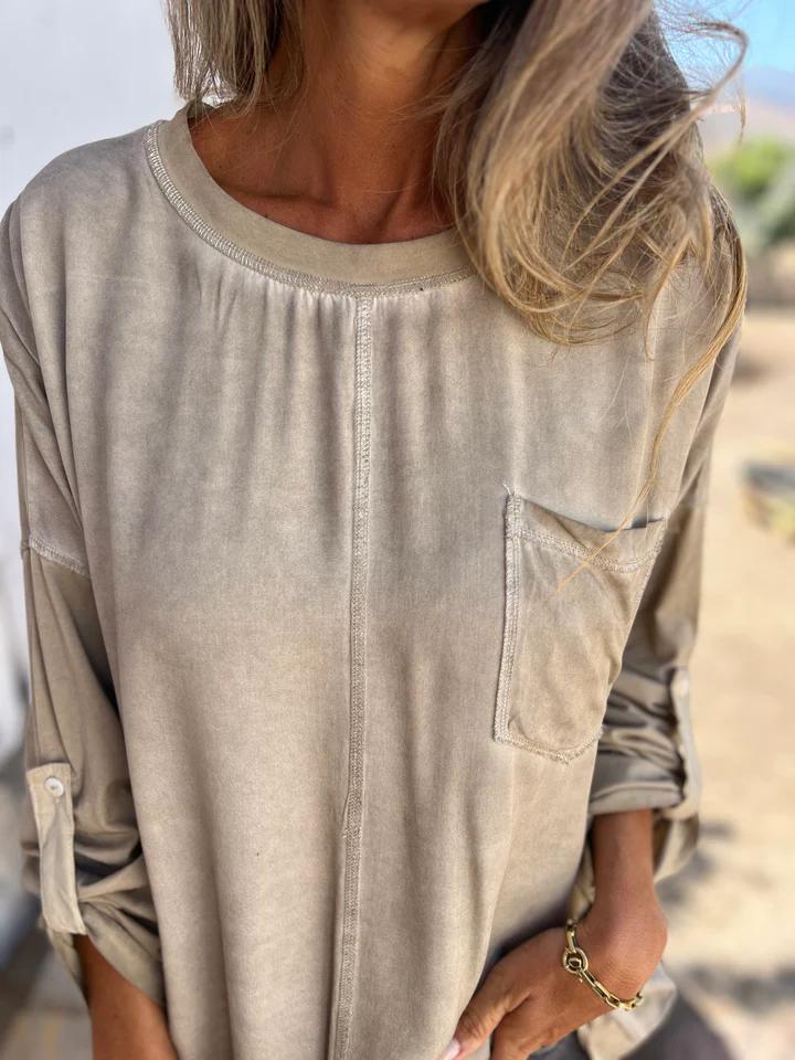 Casual Round Neck Top