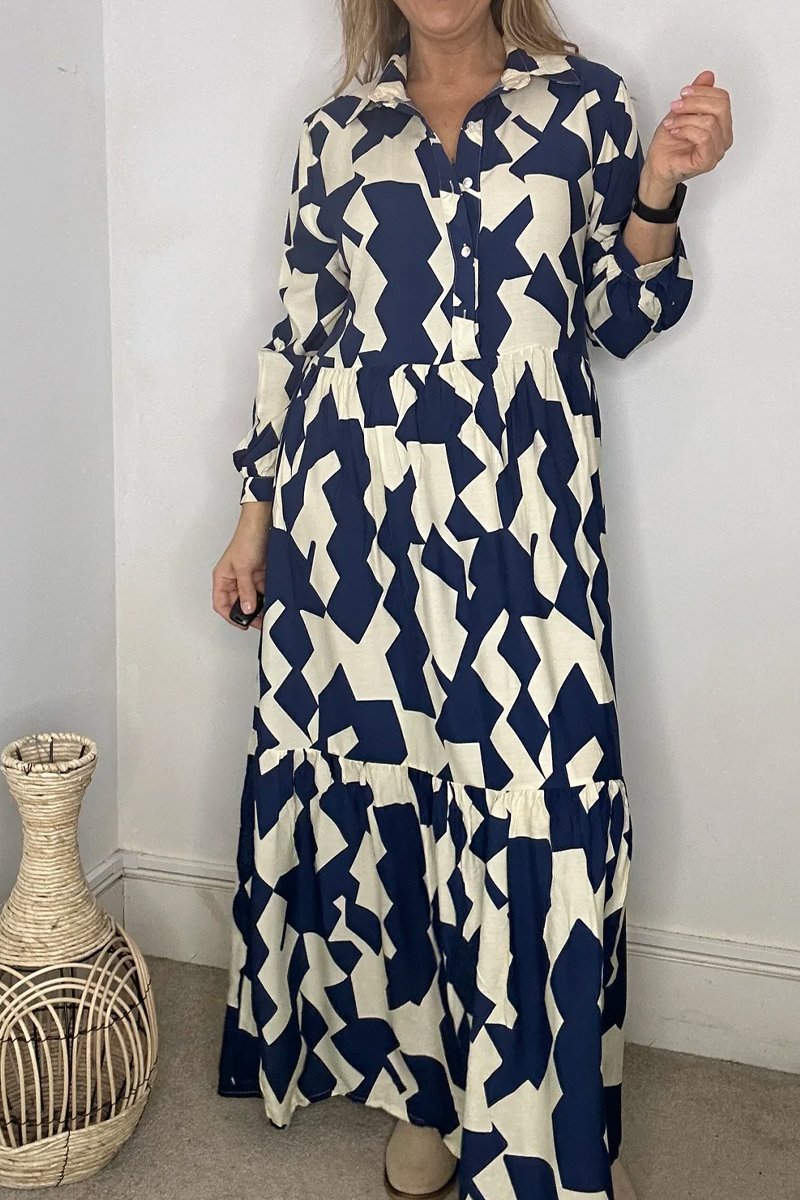 Women's Geometric Print Dress
