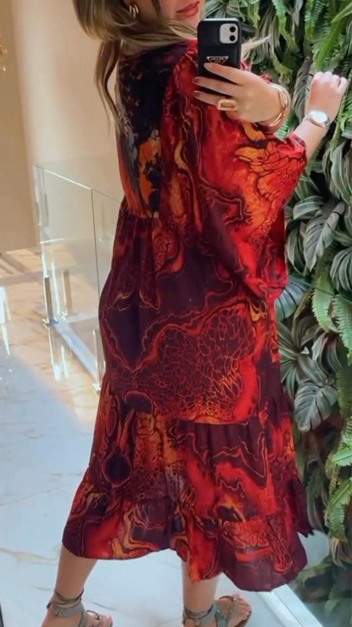 Women's Casual Printed Dress