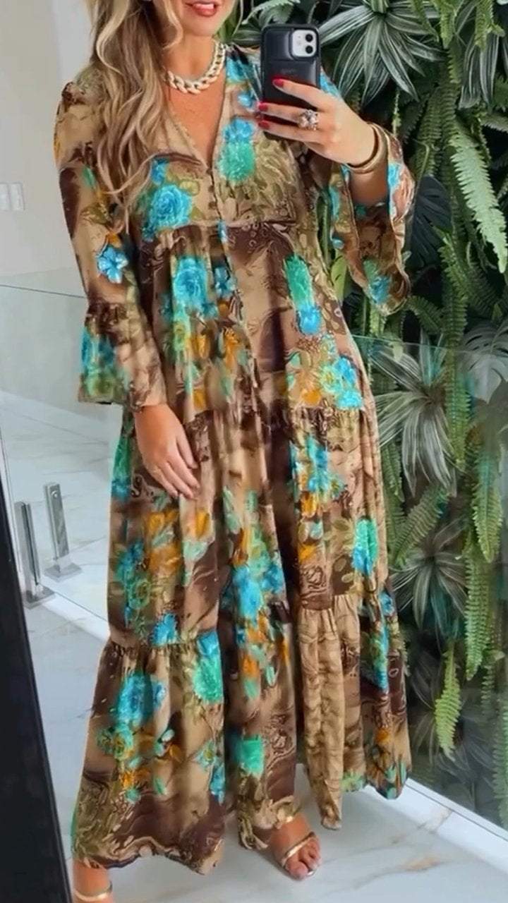 Women's Casual Printed Dress