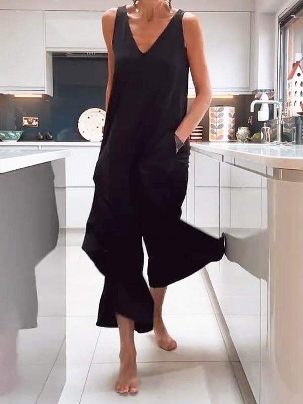 Casual Simple Women's Jumpsuit