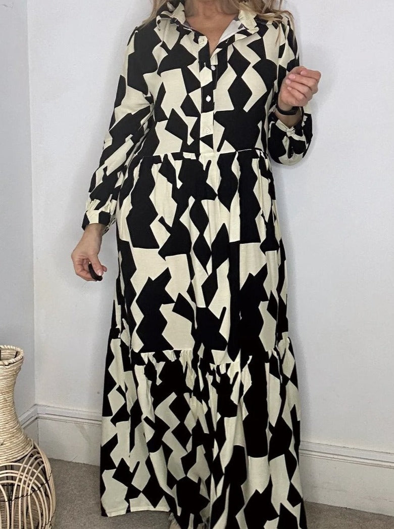 Women's Geometric Print Dress