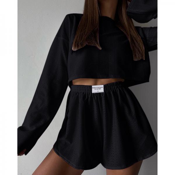 Simple style slim fit loose pullover shorts