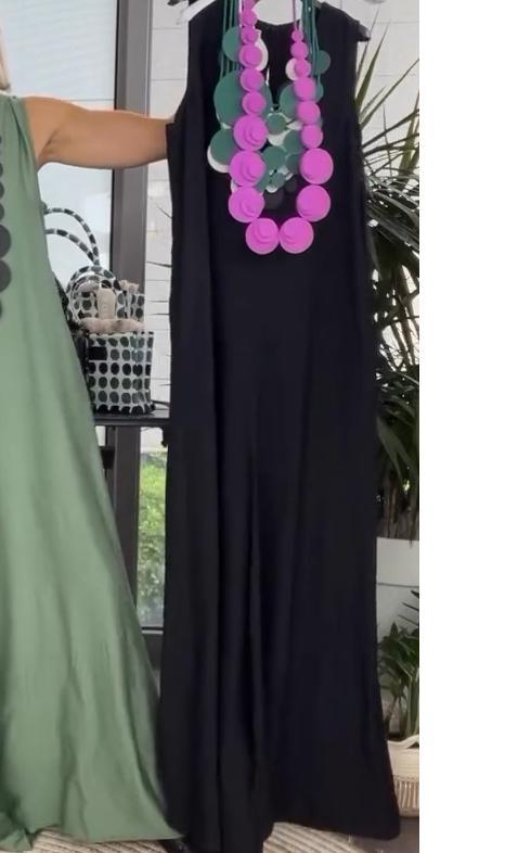 Casual V-neck Loose Floor-length Jumpsuit