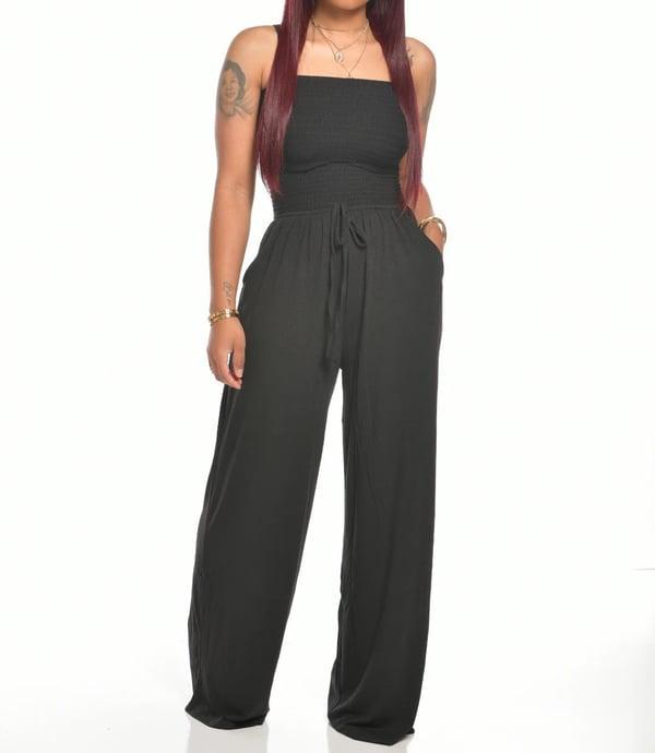 Newest Strapless Waist Jumpsuit